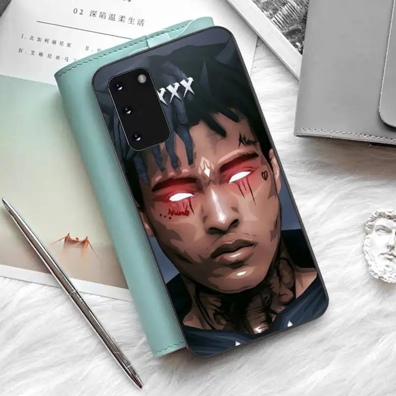 TOPLBPCS Rap Singer Xxxtentacion черный чехол для телефона Samsung S6 S10 5G S7 EDGE S8 S9 S20 PLUS S10Lite|Бамперы| |