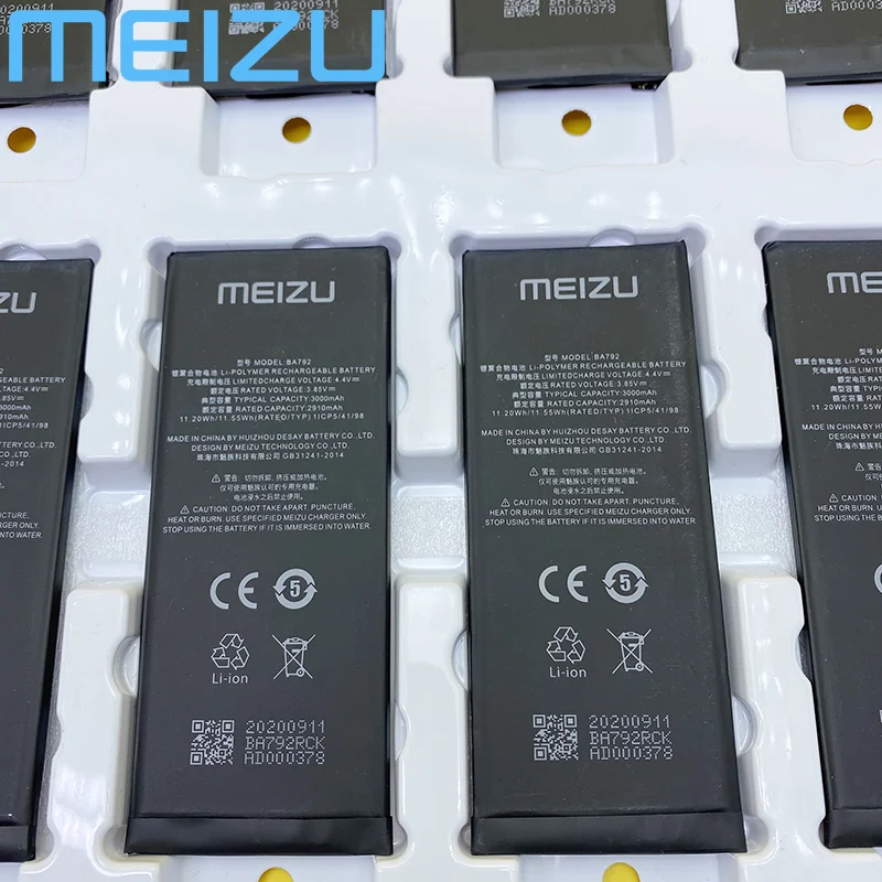 100% Новый оригинальный аккумулятор Meizu Pro 7 M792Q M792C M792H BA791 BA792 + Подарочные