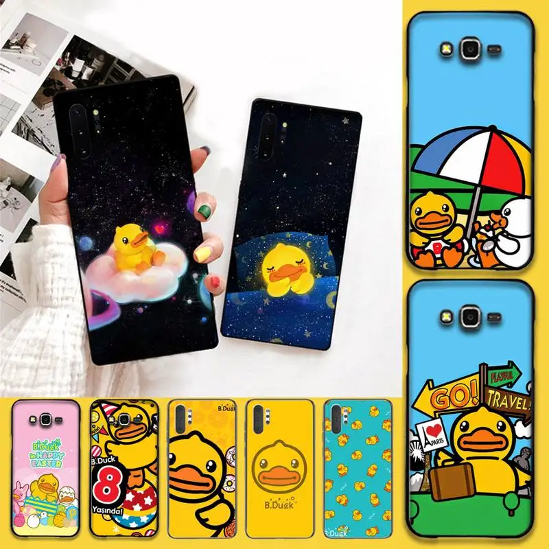 Симпатичный чехол CUTEWANAN с изображением маленькой желтой утки B для телефона Samsung