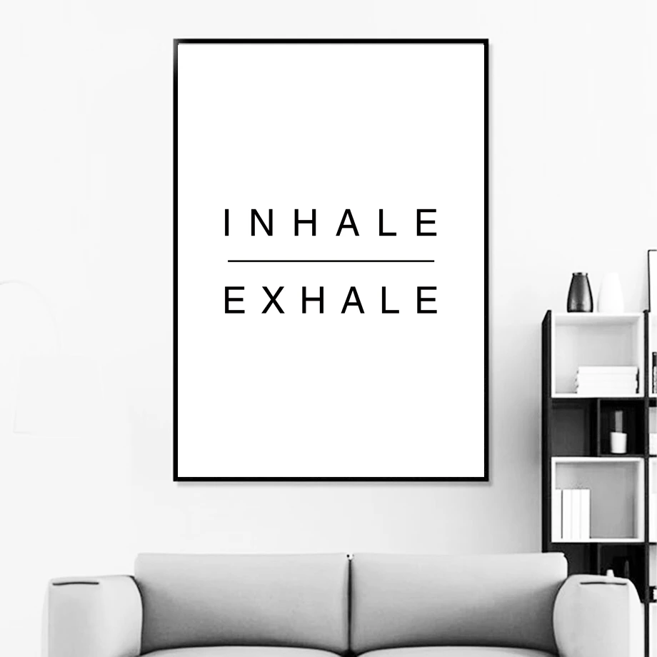 17++ Most Inhale exhale wall art images information