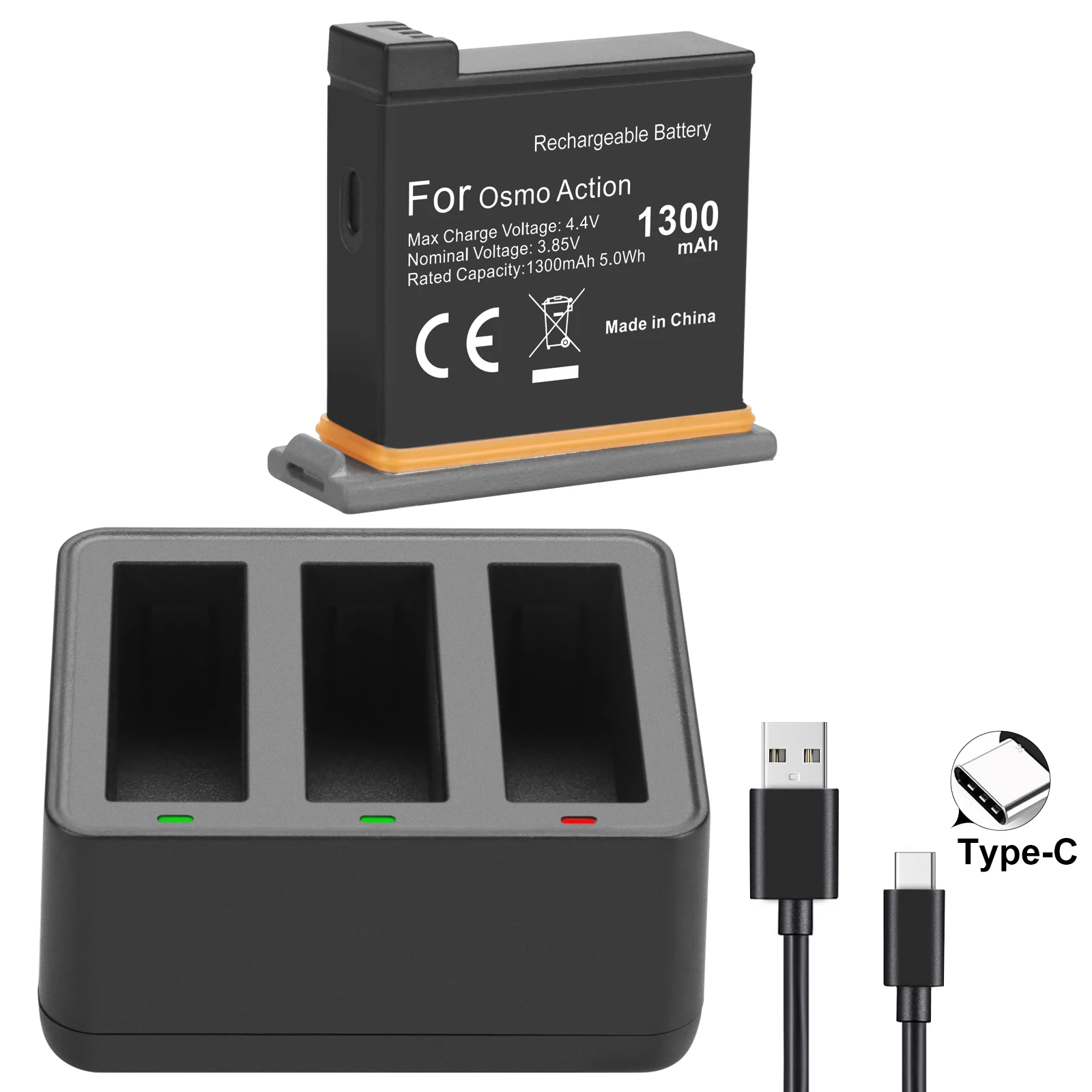OSMO action battery+ 3 порта быстрая смарт-зарядка для спортивной камеры DJI OSMO