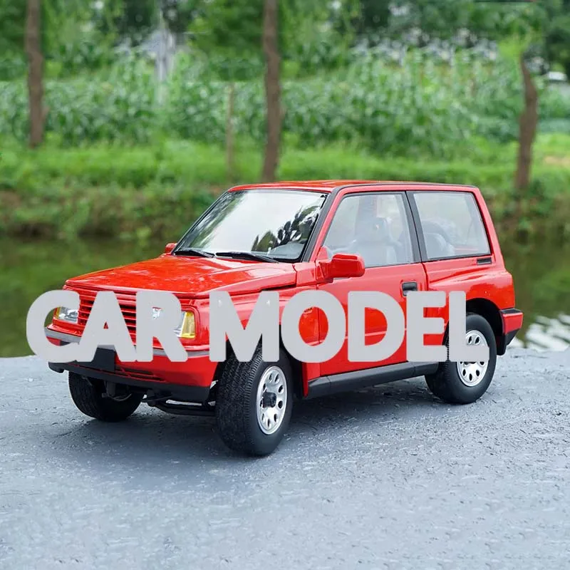 Красный 1:18 Масштаб сплава игрушечных автомобилей DORLOP Vitara Escudo модель автомобиля SUV детских игрушечных автомобилей авторизованный игрушки для детей - Цвет: Красный