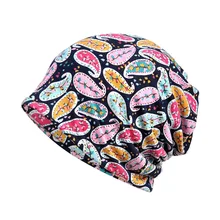 Шляпа для девочек, шарф с принтом, Воздухопроницаемый козырек, Пляжная, купальная, вечерние, головной убор, Теплый головной убор для путешествий