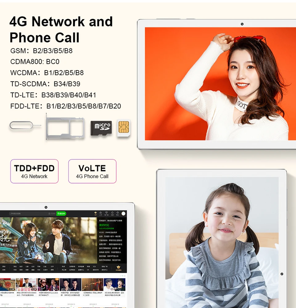  Teclast M30 4GB RAM 128GB ROM 101 Inch Tablet PC Android 8.0 2560x1600 MT6797 X27 Deca Core 4G Tele