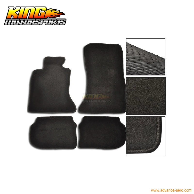 Fit For 2011 2016 BMW F10 5 Series Floor Mats Carpets Black Nylon 4PC Global Free Shipping
