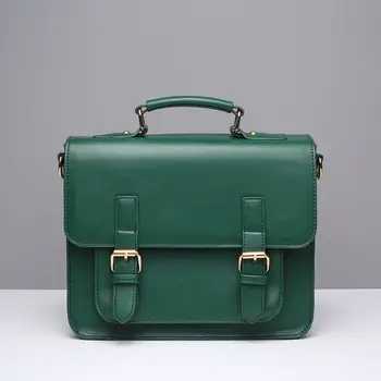 

Solid Color Retro Women's Bag High Gloss Practical Inner Bag Shoulder Bag