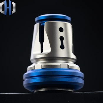 

Titanium Alloy Fingertip Gyro Adult Casual Decompression Edc Knife Pendant Toy