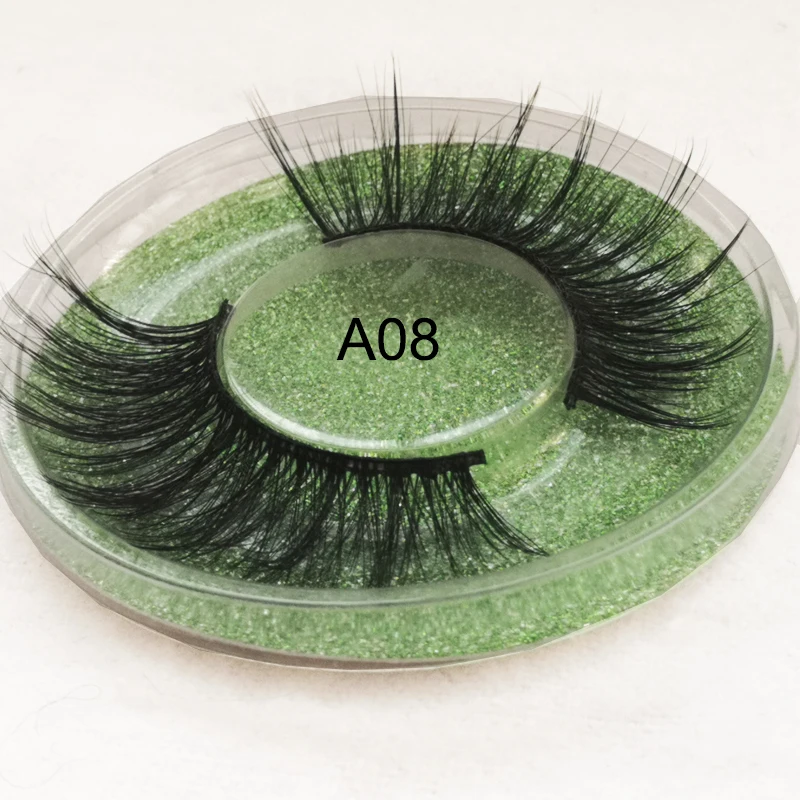 3D Mink Lashes Silk False Eyelashes Hand Made 3D Lashes Full Strip Lashes Mink Eyelashes 100% Cruetly Makeup Soft Fake Eyelashes