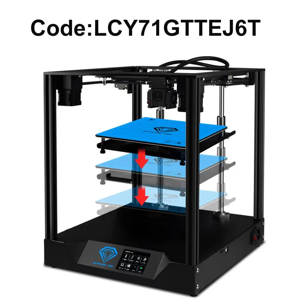 Два искусственных дерева 3D принтер с размером печати 235x235x235 мм Офисная