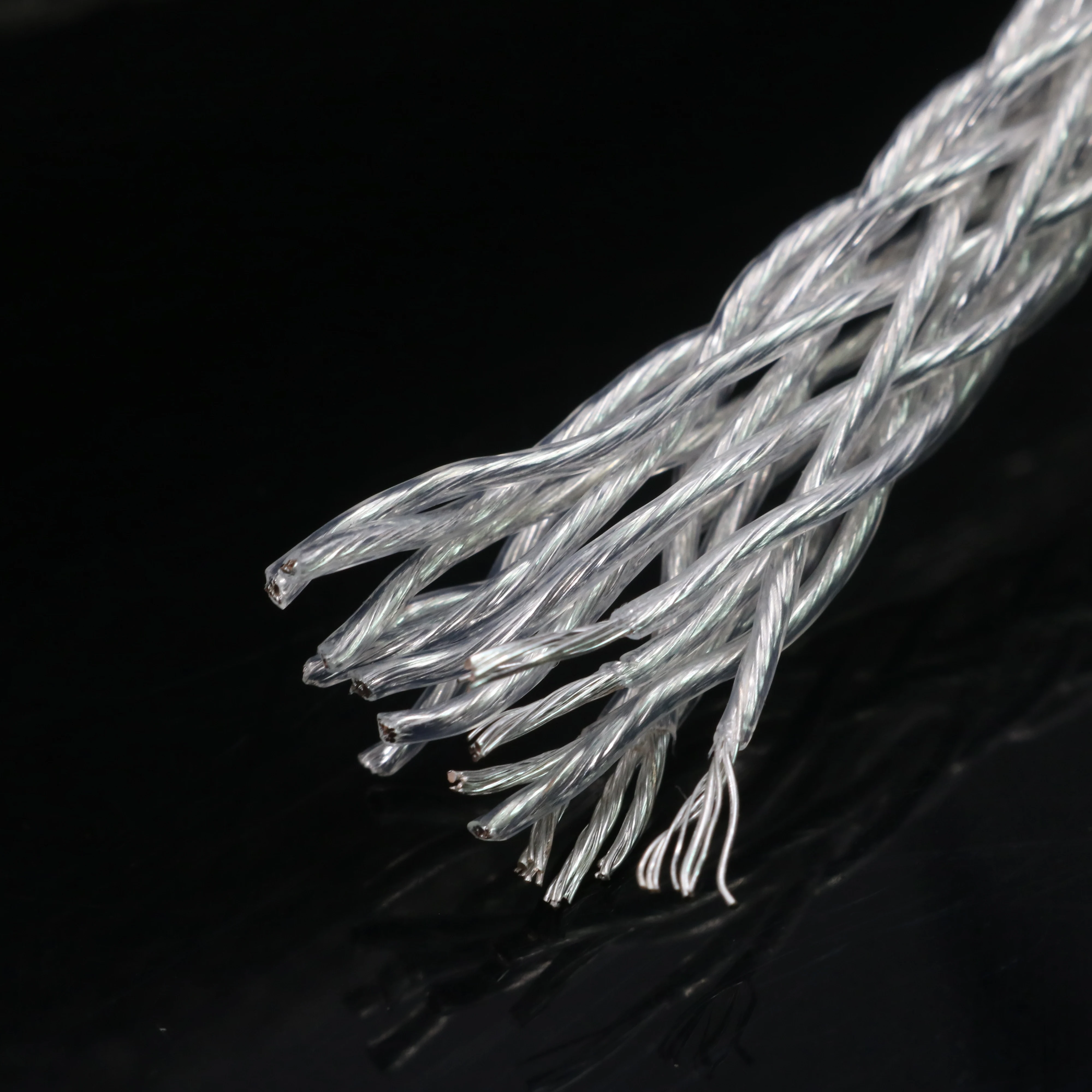 1 м ~ 15 XSSH audio YIVO HIFI DIY Hi end LF Silver 16 core OFC red с покрытием из чистой меди 8 мм кабель для