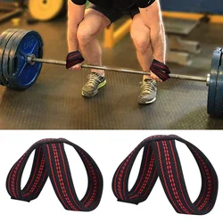 Soft Nylon Figure 8 Weightlifting Hand Belt Anti-Slip Sport Wrist Wraps Straps Gym Support Lifting Grip Belt Bodybuilding