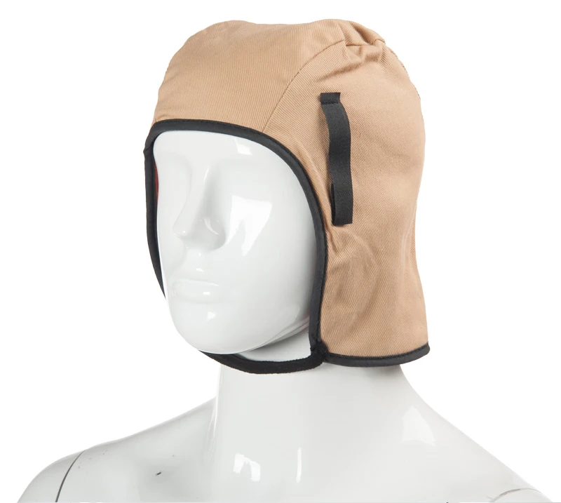 Winter Warm Welding Cap Gas Welding Flame Retardant Cloth Sweat Absorbing Wigs Thermal FR Cotton Welder Scarf Hats