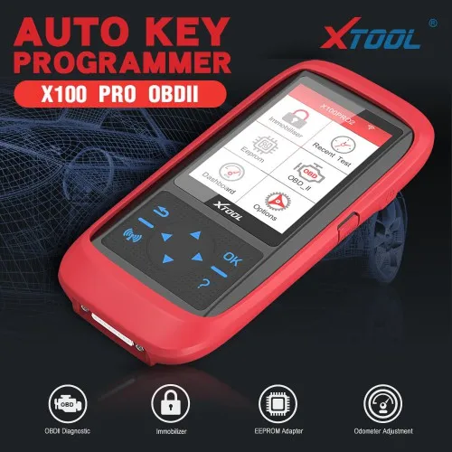 XTOOL X100 Pro2 автоматический ключ программист с адаптером EEPROM поддержка регулировки пробега
