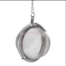1 шт., размер: 4/6/8 см Нержавеющая сталь Сфера Блокировка специй Чай мяч сетчатый фильтр для заварки чая фильтр