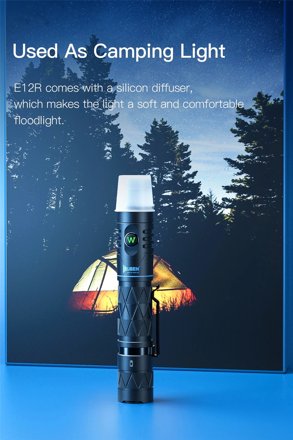 Wuben E12R Power Bank Flashlight description image 4