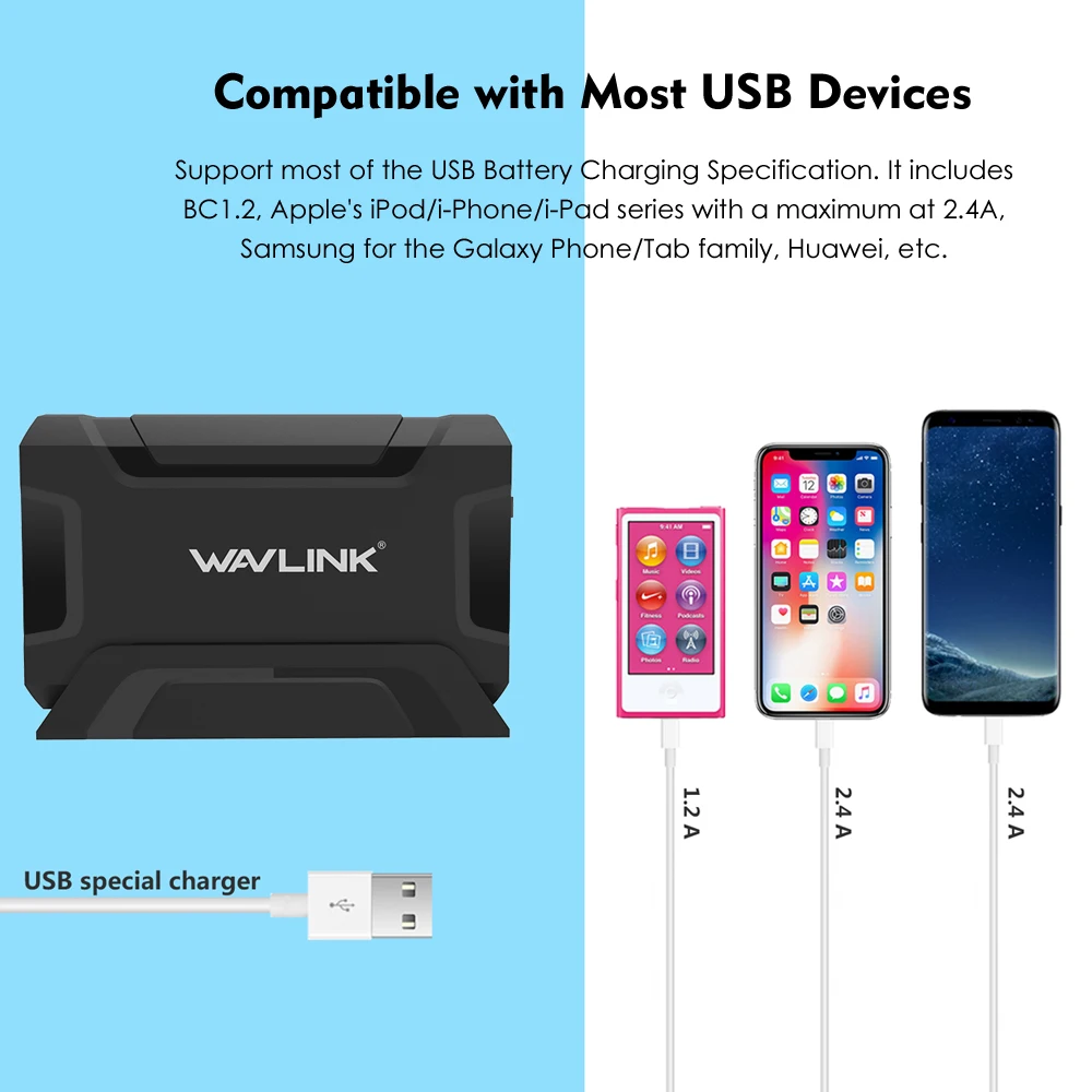 4-Порты и разъёмы Смарт зарядка через usb станция USB Зарядное устройство адаптер для путешествий универсальный настольный Зарядное устройство адаптер 35 Вт/2.4A Смарт Зарядное устройство паяльная станция
