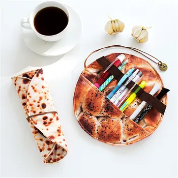 

Simulation Food Pancake Pencil Case Pen Case New Fun Pancakes Pen Bag Stationery Storage Bag School Supplies Home Storage