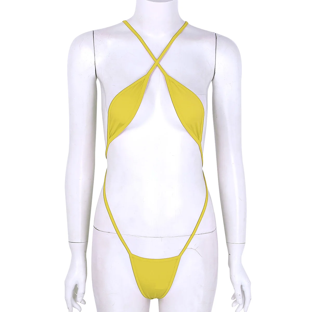 

Для Женщин, Сексуальное, сексуальное боди, женское белье цельные костюмы ремешками крест с низким вырезом на спине микро мини бикини стринги Ползунки-комбинезон; Нижнее белье