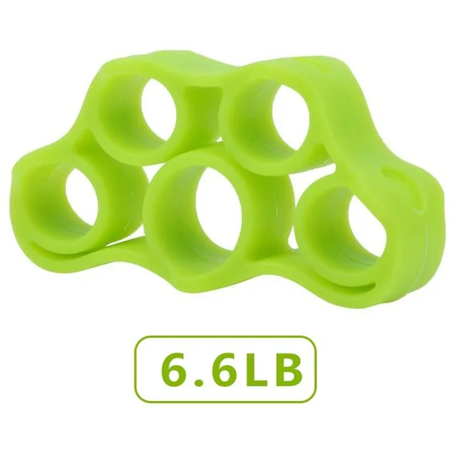 6.6LB green 1 шт. силиконовый эспандер тугой для пальцев, тренажер, сопротивление, повязка на запястье, Йога, растягиватель для рук, снаряжение для фитнеса - Цвет: 6.6LB green