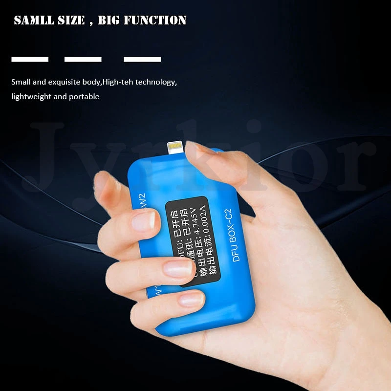 JC DFU caja C2 para iPhone placa base una llave DFU iOS restaurar/arranque SN/ECID lector de corrie