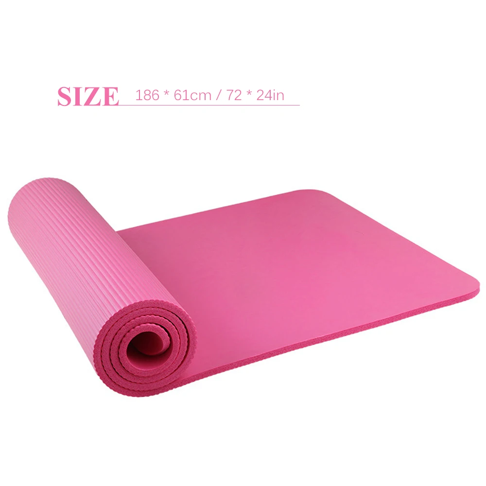 Нескользящий Коврик для йоги 72x24IN, экологически чистый коврик для фитнеса, пилатеса, гимнастики, Подарочная сумка для хранения и слинг для переноски, коврики для фитнеса и гимнастики