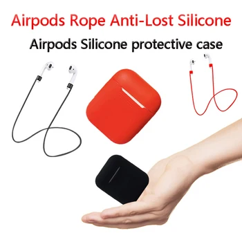 

For Bluetooth Wireless Earphone Cases Skin airpods mini Headset Loop String Rope Anti-Lost Silicone Cables Earphone Accessories
