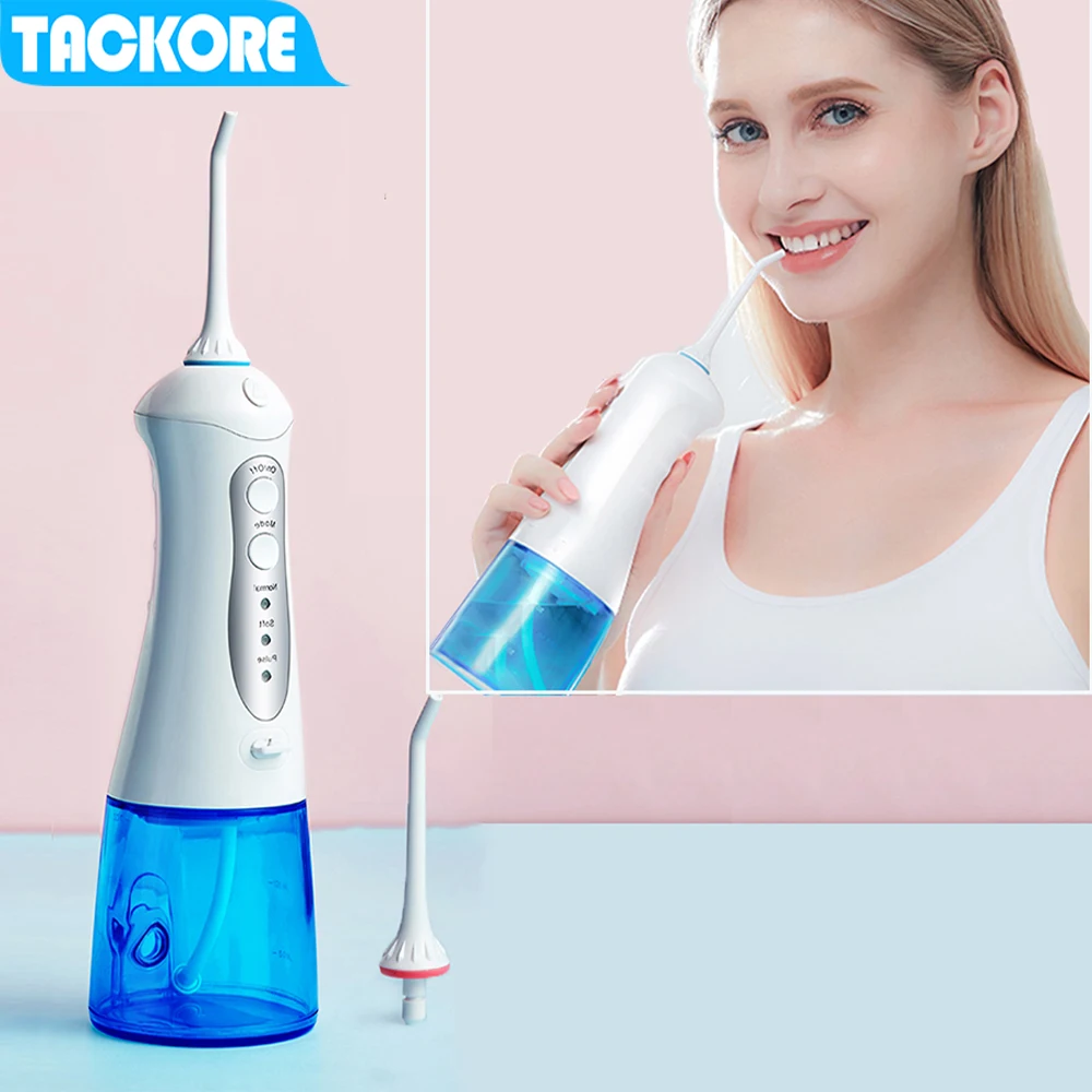 Goede Draagbare oplaadbare monddouche Tanden spa sprinkler Tanden Bleken IPX7 waterdichte Tarter Monddouche Familie Water
