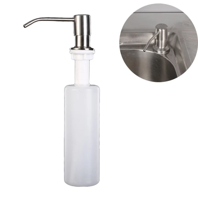 500ml dispensador jabon cocina estropajo dispensador jabon y cocina Sink  dispensador jabon y shampoo - AliExpress