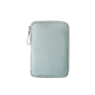Sky Blue Size S Travel Digital Pouch Nylon Travel Passport Case Multi Purpose Zipper Card and ID Holder Cable Gadgets Organizer - Цвет: Sky Blue Size S