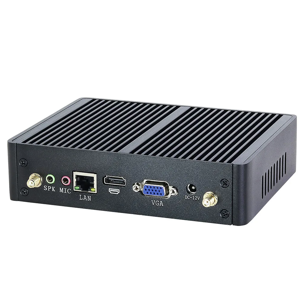 Недорогой мини ПК Intel Core i5 7200U 4210Y i3 7100U i7 5500U без вентилятора Windows 10 DDR3L WiFi HDMI VGA HD Graphics