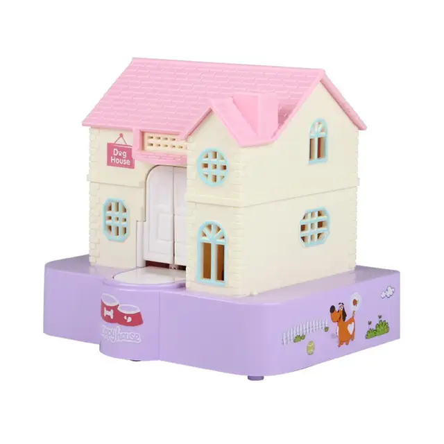 Cute House Dog Stealing Coin Money Saving Box Electric Piggy Bank Toy Kids Money Box Cash Coins Saving Gift 3
