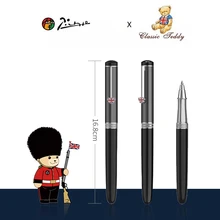 

Picasso Pimio 921 British Teddy Series Gray Roller Ball Pen Refillable Professional Office Stationery Tool With Gift Box