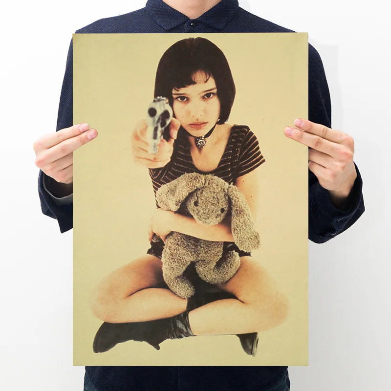 Hollywood Classic Movie Lyon And Matilda Character Poster This Killer Is Not Too Cold Bar Cafe Home Decoration Painting