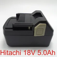 Нам 5000 мА/ч, 18V Перезаряжаемые Li-Ion Батарея пакет для экскаватора Hitachi электродрель отвертка DS18DSL, DS18DBL, DH18DSL, UB18DSL