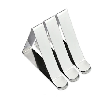 

50Pcs Table Fixed Clip Stainless Steel Adjustable Table Cloth Clip Cloth Cover Clip Party Picnic Clip Tool