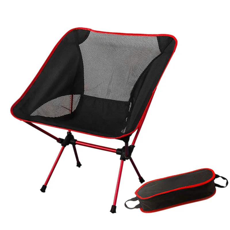

Portable Camping Beach Chair Ultralight Aviation Aluminum Fishing Chair Leisure Chair Outdoor Camping Folding Chair Camping Outd
