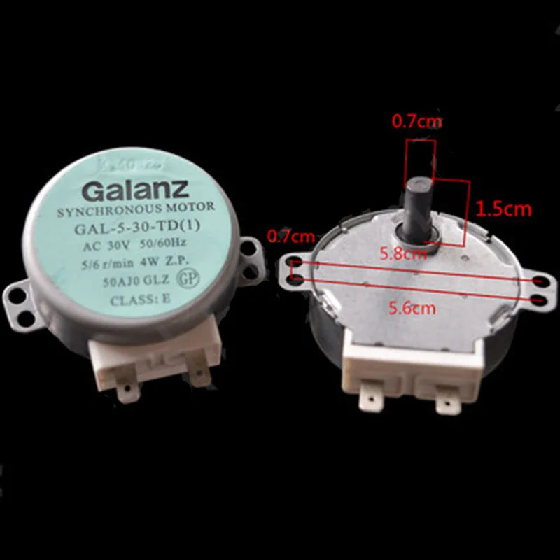 Suitable for GALANZ Galanz microwave oven accessories turntable motor GAL-5-30-TD 30V 4W brand new | Бытовая техника