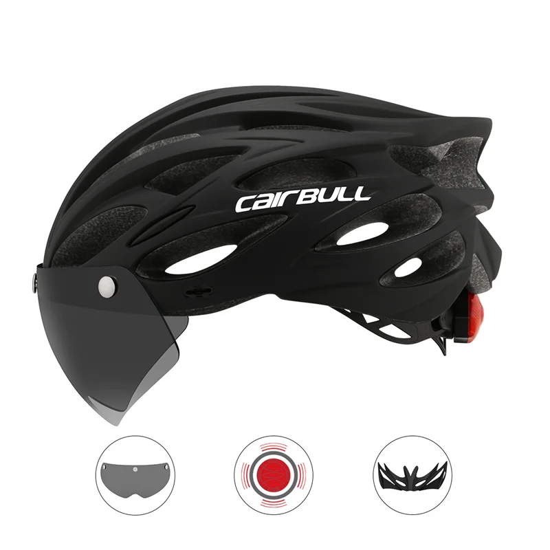 

Ultralight Cycling Bicycle Helmet With Goggles MTB Bike Helm
