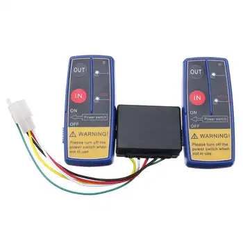 

12V Recovery Wireless Winch Remote Control 2 Handset Switch For JEEP ATV SUV