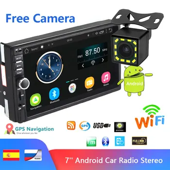 

2 Din Android 8.1 Car Radio Stereo GPS Navigation Bluetooth USB SD 2 Din Touch Car Multimedia Player Audio Player Autoradio