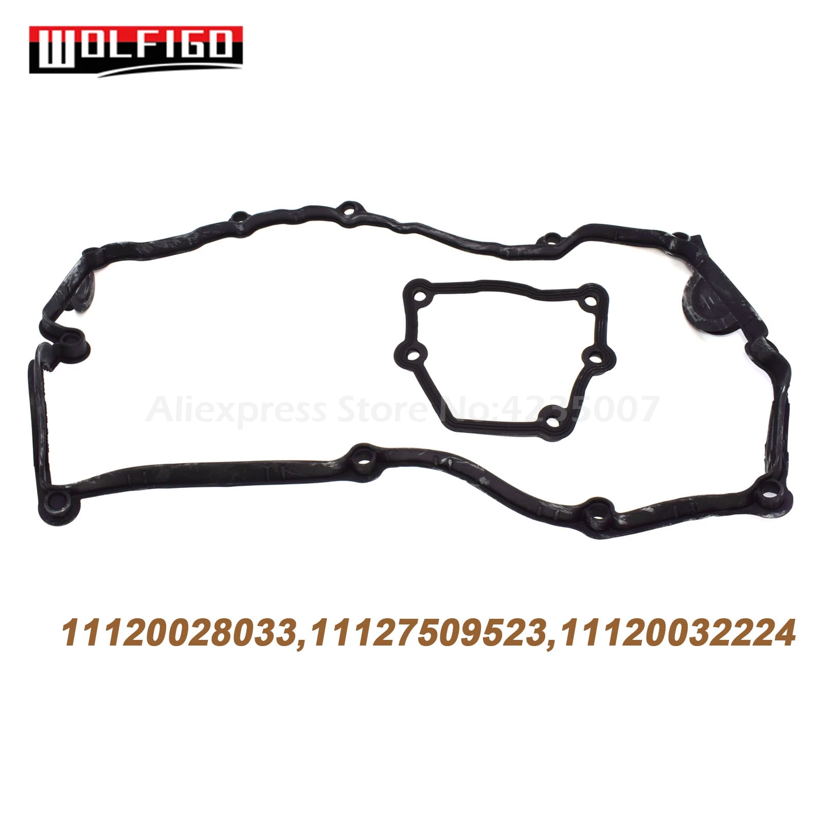 Wolfigo New Cylinder Head Cover Gasket Kit For Bmw E46 E90 X3 316i 318i