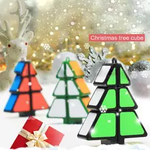 Креативная Рождественская елка, волшебный куб, головоломка, высокоскоростной умный куб, подвеска, интеллектуальное развитие, детские игрушки, рождественский подарок