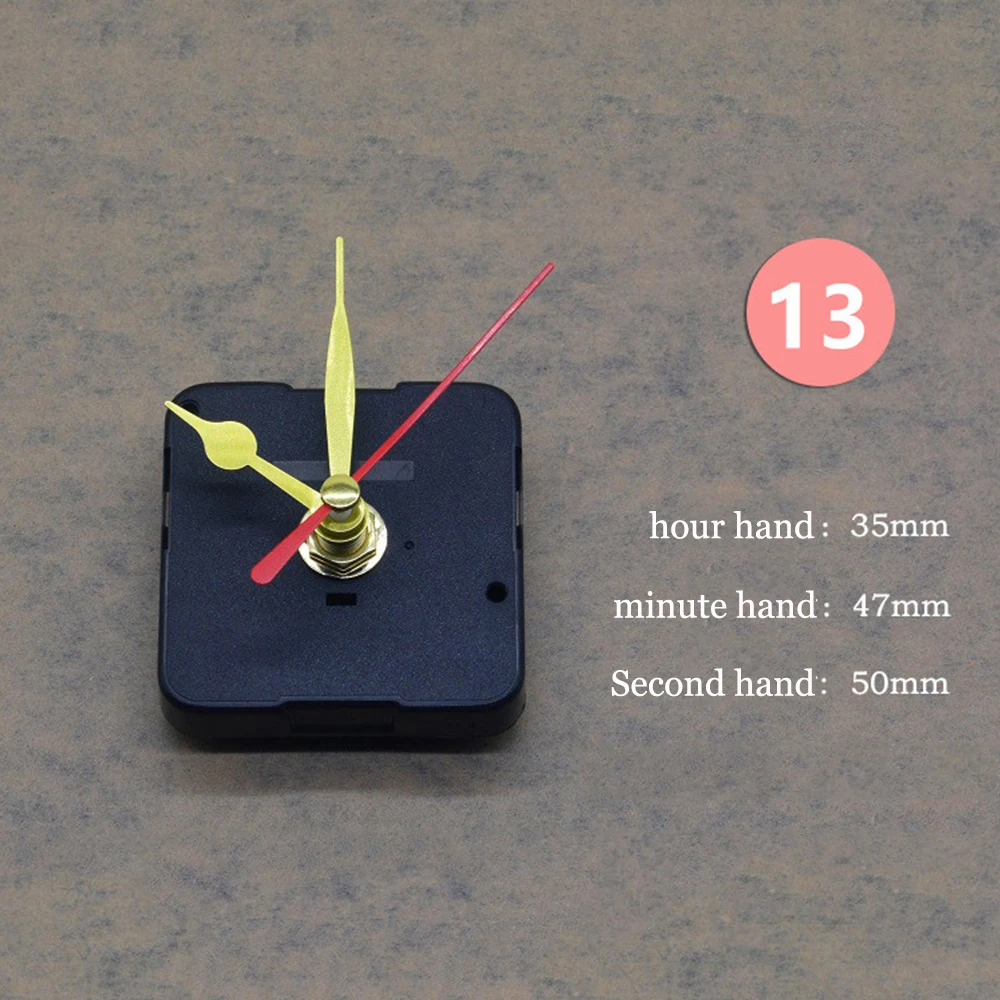 DIY Wall Clock Movement Hanging Quartz Watch Silent Clock Mechanism repair Movement Wall Clock Mechanism Parts 13