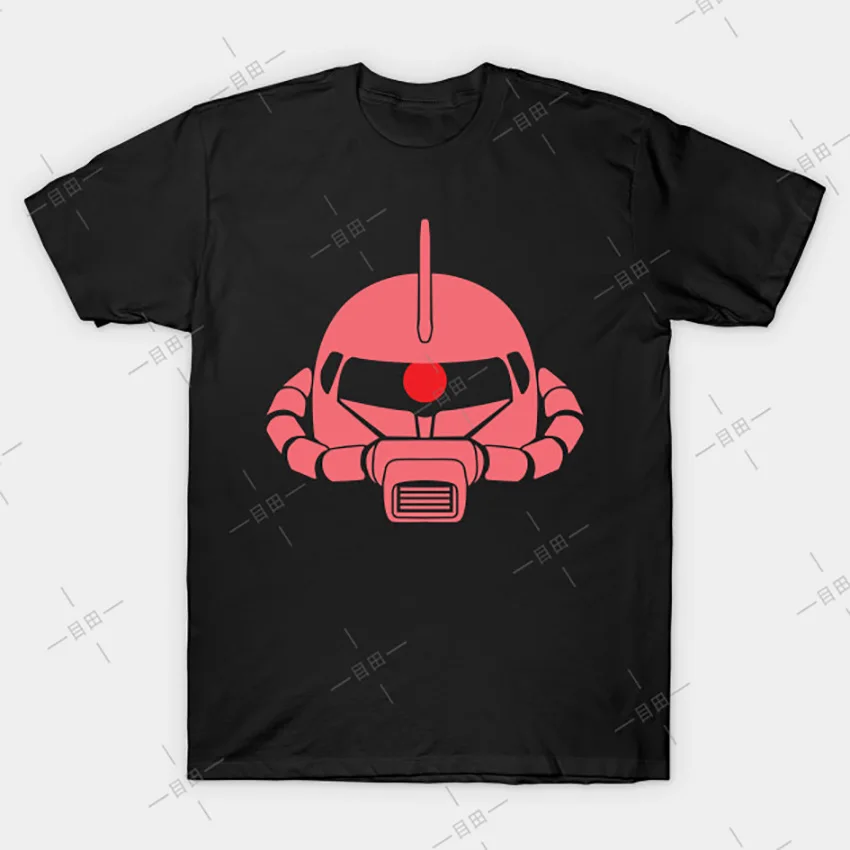 &quotZaku II&quot в Char Red трафаретная футболка Gundam Tee zaku ii char aznable gunpla zeon трафарет мобильный