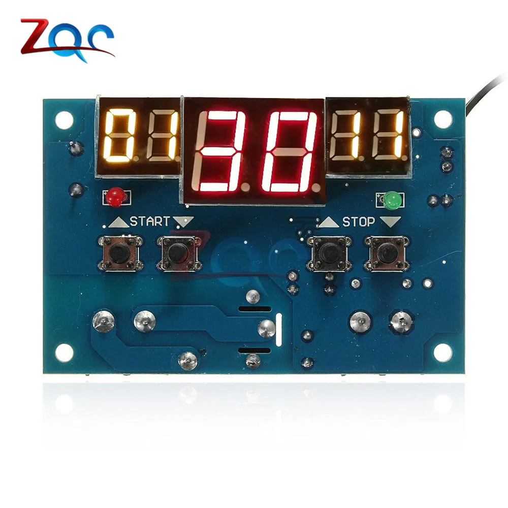 Светодиодный термостат с цифровым дисплеем W1401 12 в пост. Тока|temperature controller|thermometer