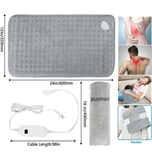 ЕС/США 110 В электрическая терапевтическая грелка, грелка, одеяло для шеи, для живота, плеч, спины, облегчение боли, грелка, температурный нагреватель