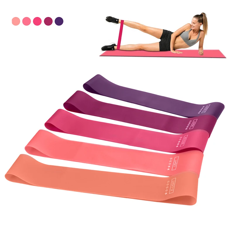 

Yoga Crossfit Resistance Bands 5 Level Rubber Training Pull Rope For Sports Pilates Expander Fitness Gum Gym Workout Equipment