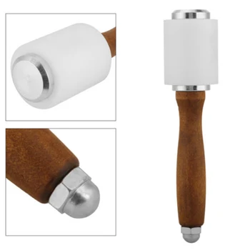 

Nylon Hammer Mallet Wooden Handle Cutting Stamping Carving Engrave Durable Tools