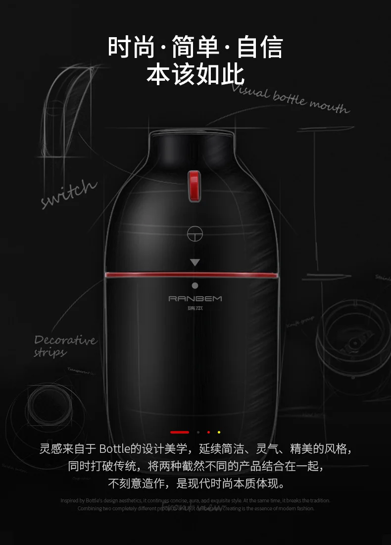 Электрическая кофемолка маленькая из нержавеющей стали Бытовая ...