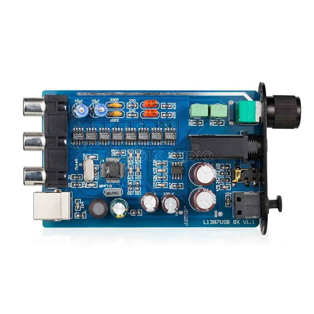 Douk аудио мини USB Hi Fi звуковая карта DAC TDA1387 декодер усилитель для наушников